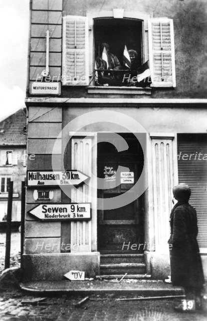 Liberation of Alsace-Lorraine, 1944-1945. Artist: Unknown