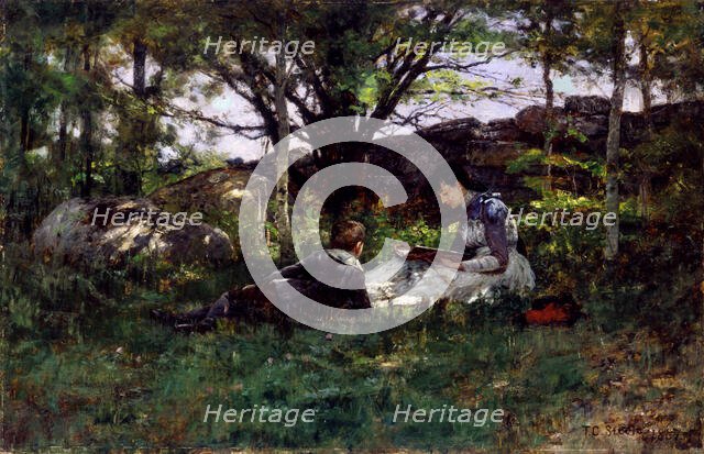 A June Idyl, 1887. Creator: Theodore Clement Steele.