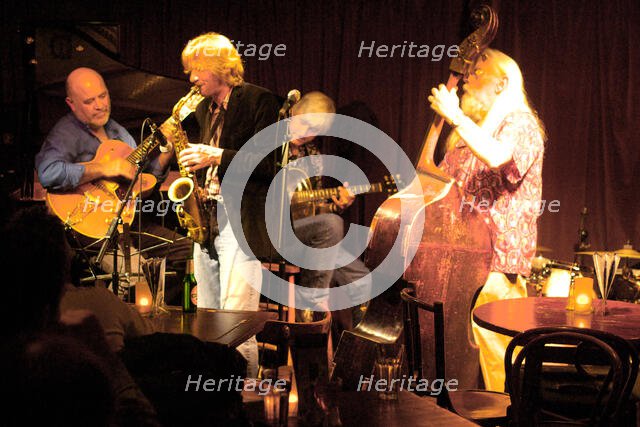 Matt Wates, Tony Barnard, Nils Solberg, 606 Club, London, May 2008. Creator: Brian O'Connor.