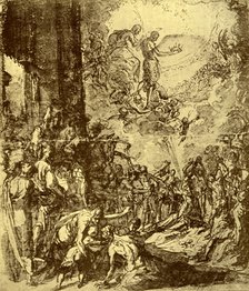 Study for the 'Martydom of St Stephen', by Tintoretto, 1913.Artist: Jacopo Tintoretto