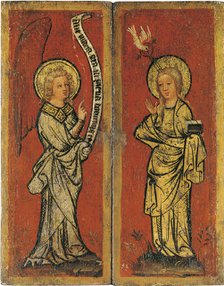 The Annunciation. Triptych of The Holy Face. Artist: Master Bertram (ca 1340-ca 1415)