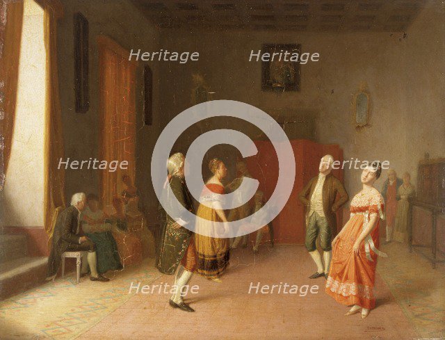 'The dance', c1871. Artist: Dioscoro Teofilo de la Puebla y Tolin