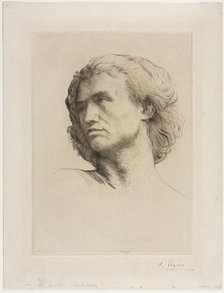 Head of a Man. Creator: Alphonse Legros (French, 1837-1911).