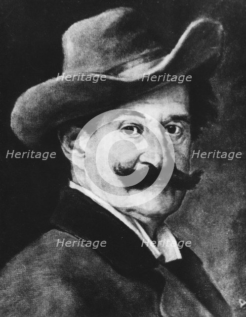 Johann Strauss the Younger, 19th century Austrian composer. Artist: Unknown