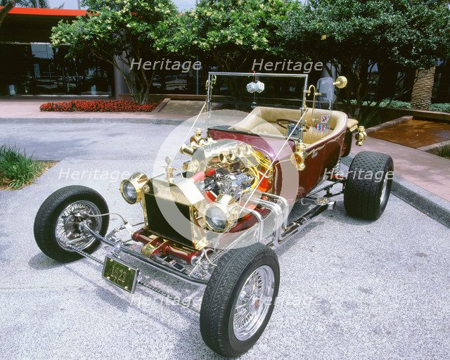 1923 Ford model T custom hot rod. Artist: Unknown.