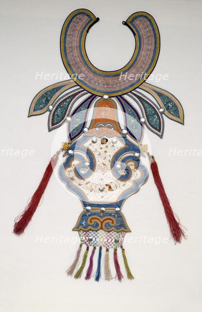 Woman's Pendant Collar, c1880s. Creator: Unknown.