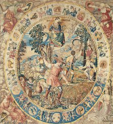 July, from The Medallion Months, Brussels, before 1528.  Creator: Unknown.