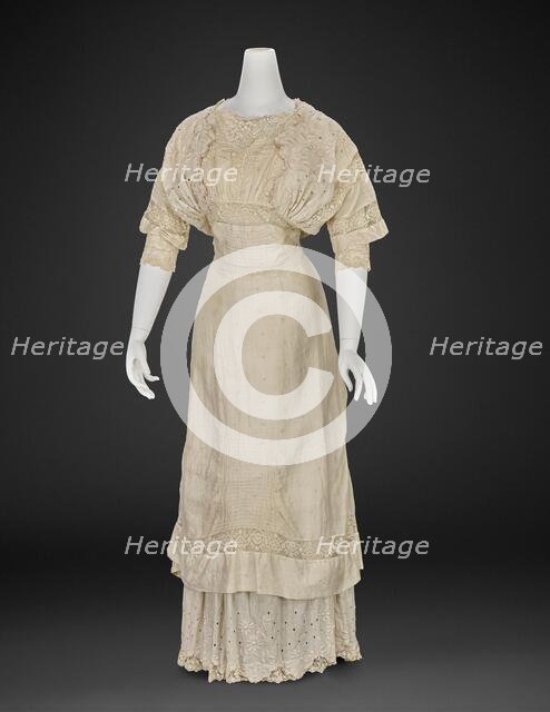 Dress, about 1900. Creator: Unknown.