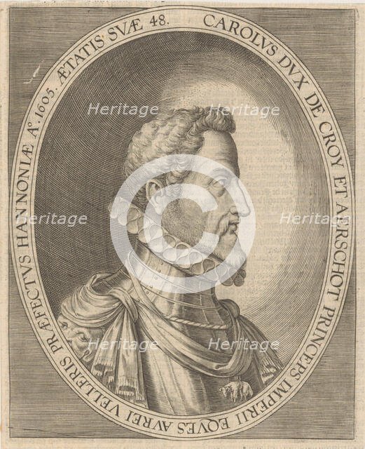 Portrait of Charles III de Croÿ (1560-1612), 1600s. Creator: Anonymous.