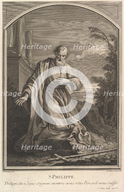 Saint Philippe, 1726. Creator: Michel Aubert.