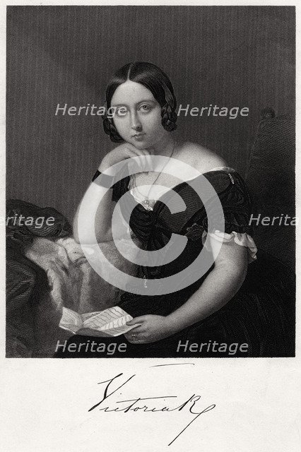 'Queen Victoria', 19th century. Artist: H Robinson