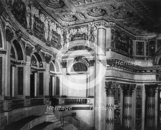 The New Theater, New York City: Detail of Frieze, c1909 Oct. 15. Creator: Unknown.