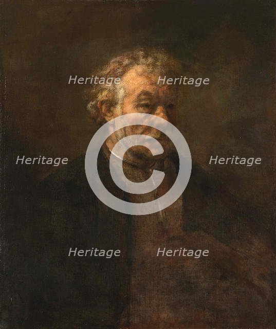Study of an old man, 1650. Creator: Rembrandt van Rhijn (1606-1669).