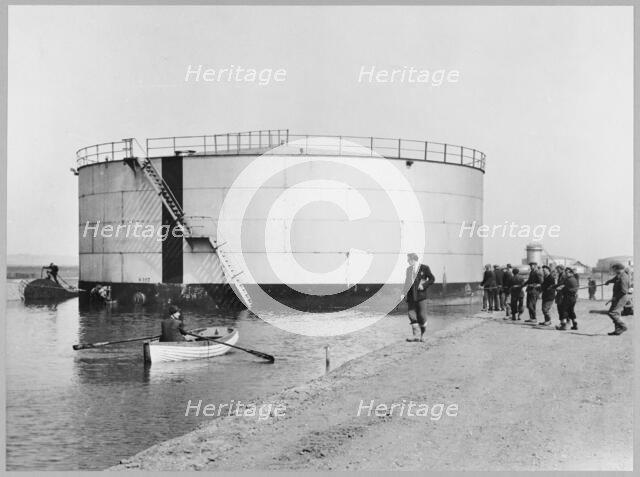 Coryton Oil Refinery, Thurrock, Essex, 23/04/1951. Creator: John Laing plc.