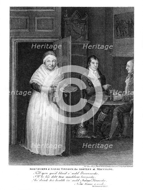 Robert Burns (1759-1796), Scottish poet, 1805. Artist: Unknown