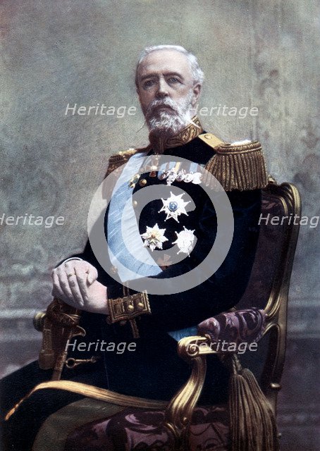 King Oscar II of Sweden, late 19th-early 20th century. Artist: Unknown