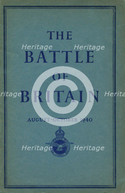 Front page of The Battle of Britain, 1940. Artist: Unknown.