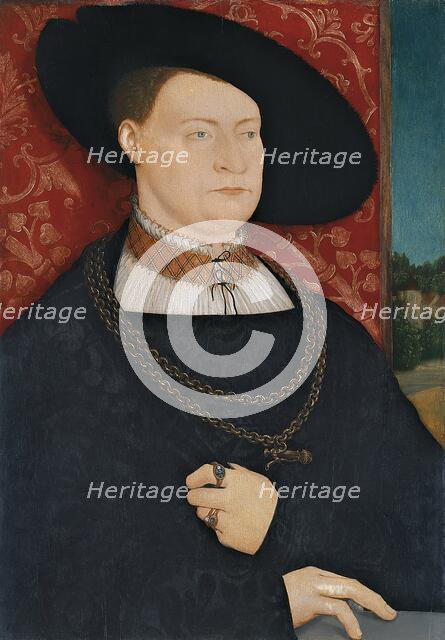 Portrait of a Man, 1528. Creator: Bernhard Strigel.