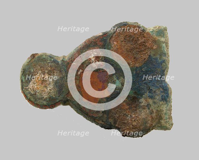 Triangular Plaque, Frankish, 500-700. Creator: Unknown.