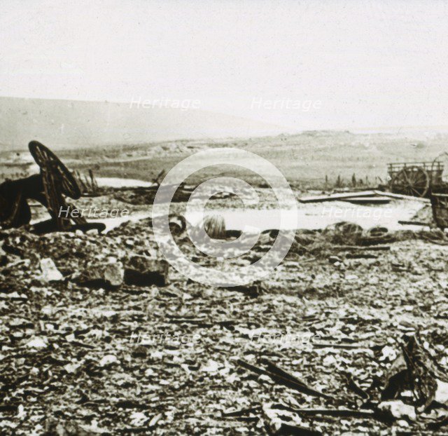 Road to Verdun, northern France, c1914-c1918. Artist: Unknown.