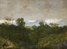 Landscape from Podhale, 1892. Creator: Wojciech Gerson.