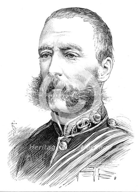 Colonel R. C. Whitehead, C.B., 1880. Creator: Unknown.
