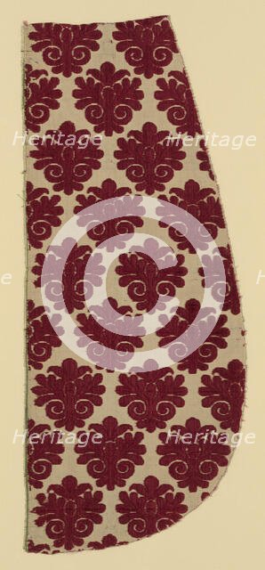 Fragment (From a Chasuble), Italy, 1601/50. Creator: Unknown.