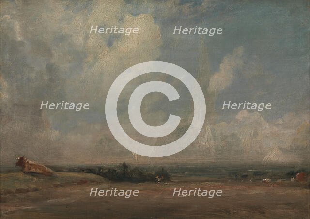 A View from Hampstead Heath(?), ca. 1825. Creator: John Constable.