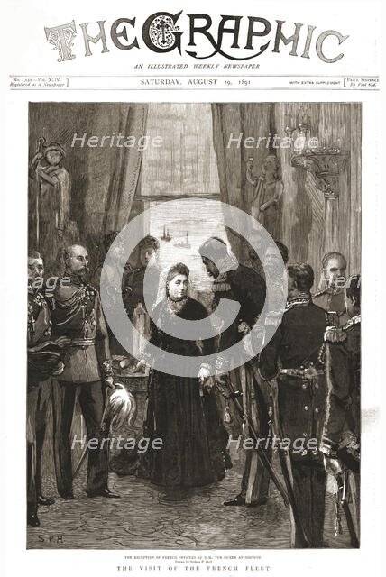 ''The Graphic, Front Cover Saturday, August 29, 1891', 1891. Creator: Sydney Prior Hall.