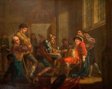 Sir John Falstaff Raising Recruits, 1765.  Creator: Francis Hayman.