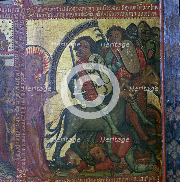 Detail from the 'Altar of the Apocalypse', 14th century. Artist: Master Bertram of Hamburg