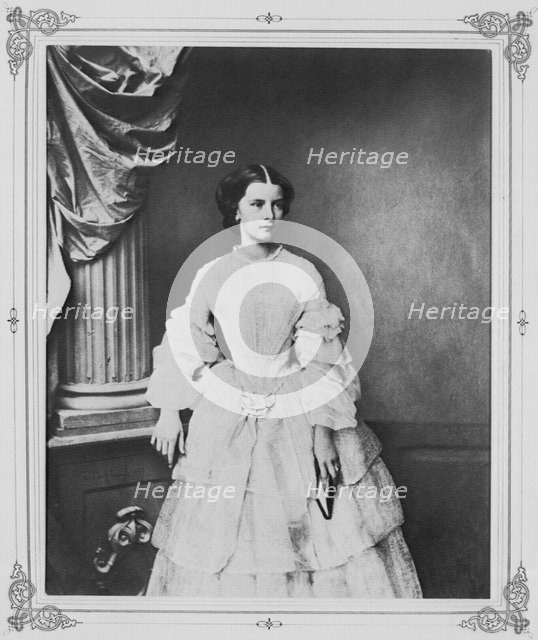 Empress Elisabeth of Austria, 1857. Creator: Franz Seraph Hanfstaengl.