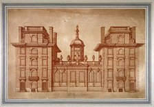 View of St Paul's School, City of London, c1670. Artist: Unknown