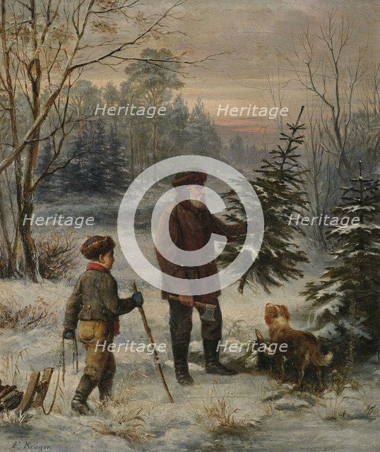 Before Christmas . Artist: Krüger, Franz (1797-1857)