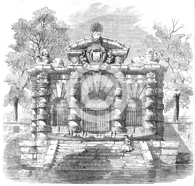 The Water-Gate of York House, Buckingham-Street, Strand, 1854. Creator: Unknown.