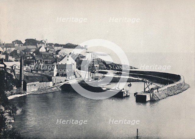 'Crail - The Village and the Harbour', 1895. Artist: Unknown.