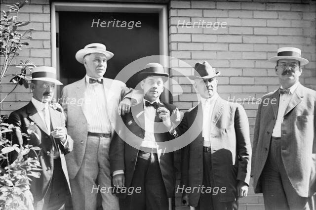 Democratic National Convention - William Moore; Thomas E. Taggart; Rep. Korbley..., 1912. Creator: Harris & Ewing.