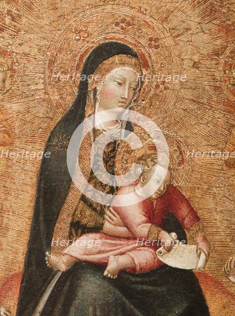 The Virgin and Child with Saints and the Annunciation (image 11 of 14), between c.1427 and c.1430. Creator: Giovanni di Paolo.