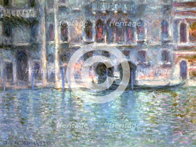 'Venice, Palazzo Da Mula', 1908. Artist: Claude Monet