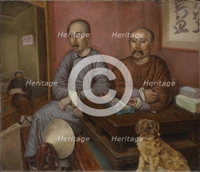 Chinese Merchants. Creator: Carl Peter Mazer.