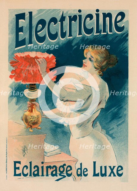 Electricine. Eclairage de luxe, 1897. Creator: Lefèvre, Lucien (1850-ca1902).