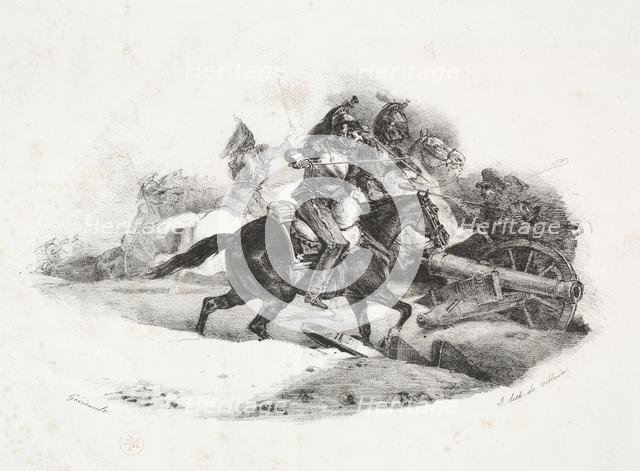 Cuirassiers chargeant une batterie dartillerie. Creator: Théodore Géricault (French, 1791-1824).