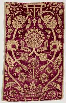 Velvet Cover, 1600s. Creator: Unknown.