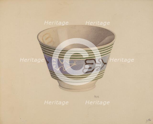 Bowl, c. 1938. Creator: Edward White.