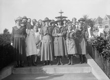 Girl Scouts - Group, 1917. Creator: Harris & Ewing.