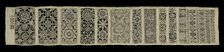 Needlepoint Lace Long Sampler, 17th century. Creator: Unknown.