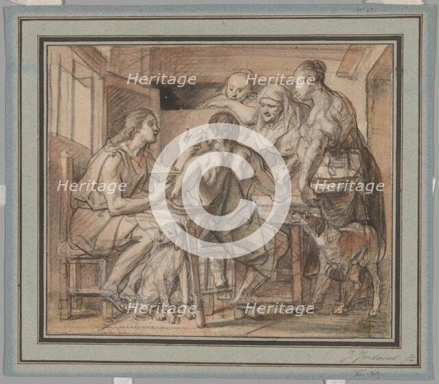 Jacob and Esau, c. 1655. Creator: Jacob Jordaens.