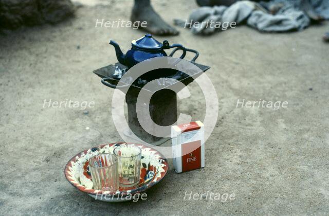 Making tea, Mali, 1990. Creator: Amanda Waite.