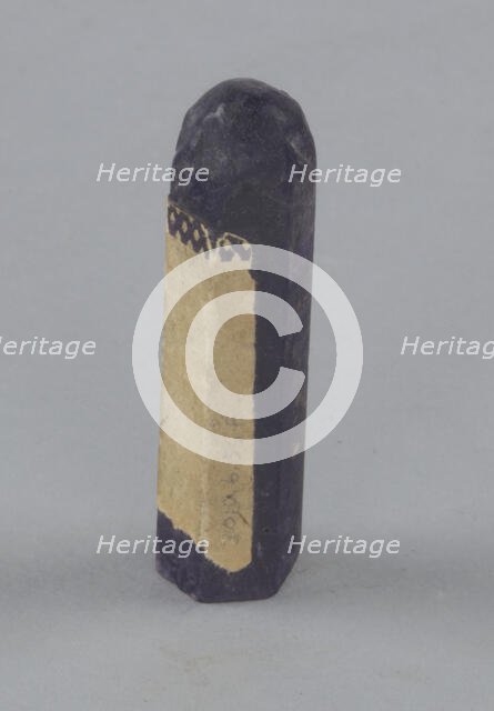 Blue crayon from Mae's Millinery Shop, 1941-1994. Creator: Unknown.