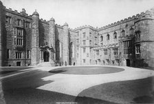 The courtyard, Durham Castle, England, 20th century. Artist: Unknown